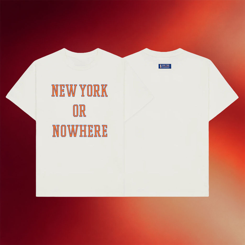 New York Or Nowhere Merch NYON X Knicks T-Shirt 2026 Father In Law Gifts Dad's Day