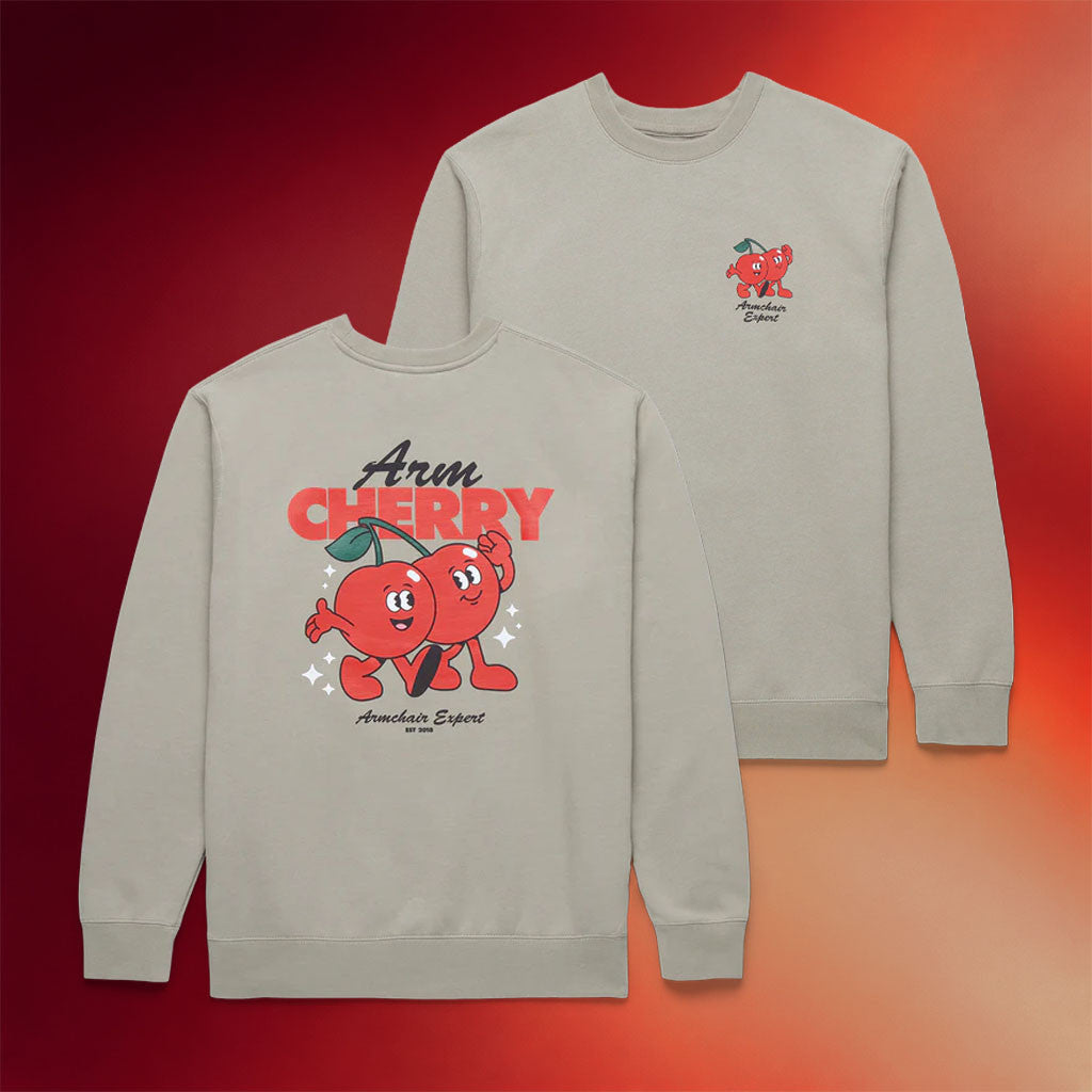 Armchair Expert Merch 2026 Armcherry Crewneck Sweatshirt Unique Gifts For Sisters