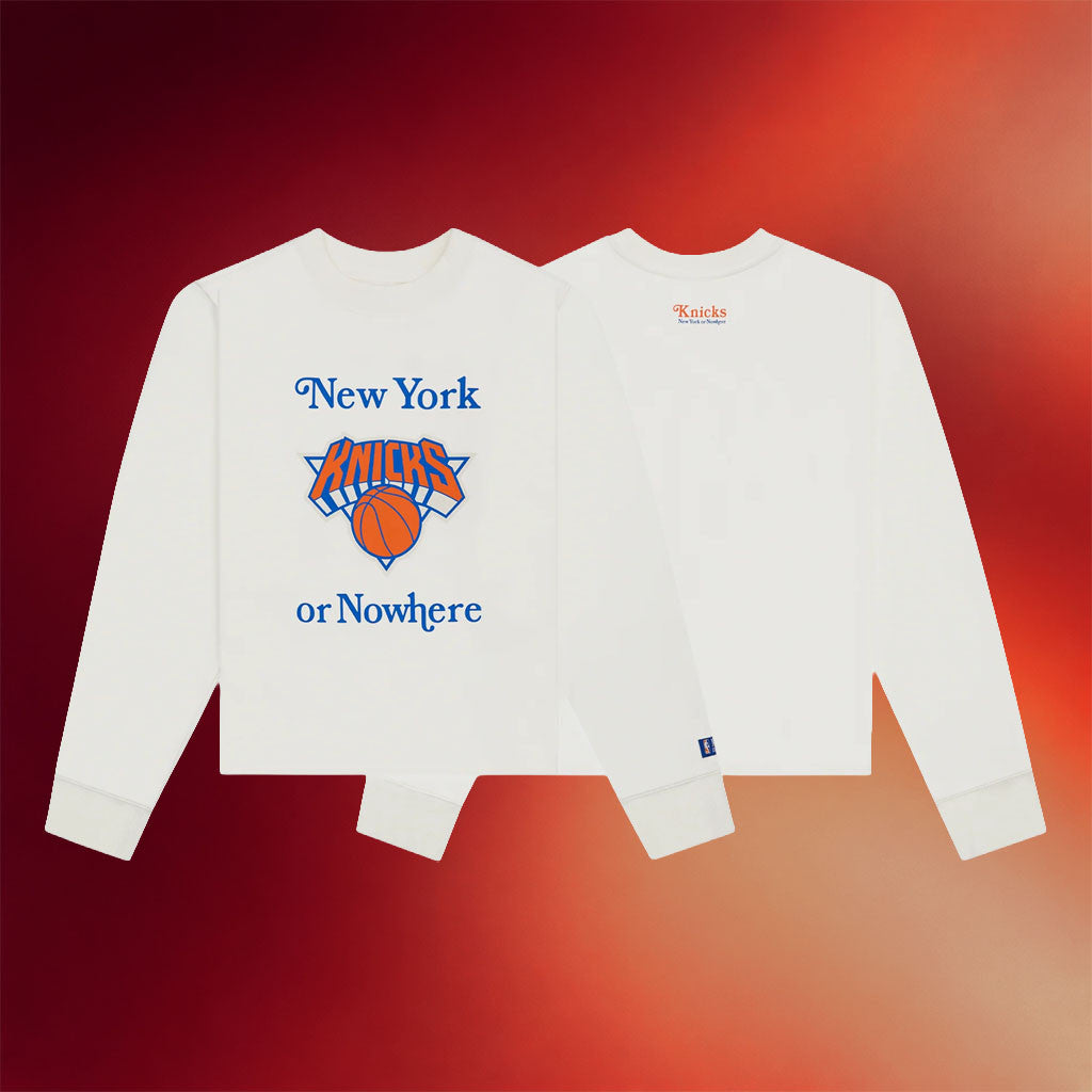 New York Or Nowhere Merch NYON X Knicks Give And Go Crewneck Sweatshirt Present For Wife
