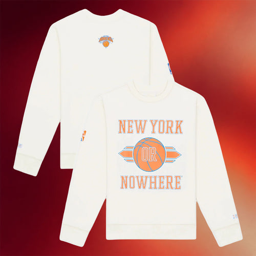 New York Or Nowhere Merch NYON X Knicks Swish Crewneck Sweatshirt Gift For Basketball Lovers