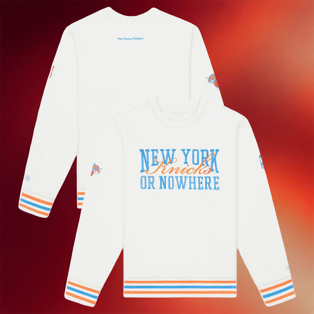New York Or Nowhere Merch NYON X Knicks Crossover Crewneck Sweatshirt Gift For Basketball Fans