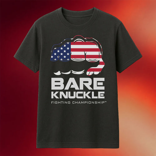 Bare Knuckle Merch 2026 BKFC America Fist T-Shirt Patriotic Shirt Best Gifts For Dad