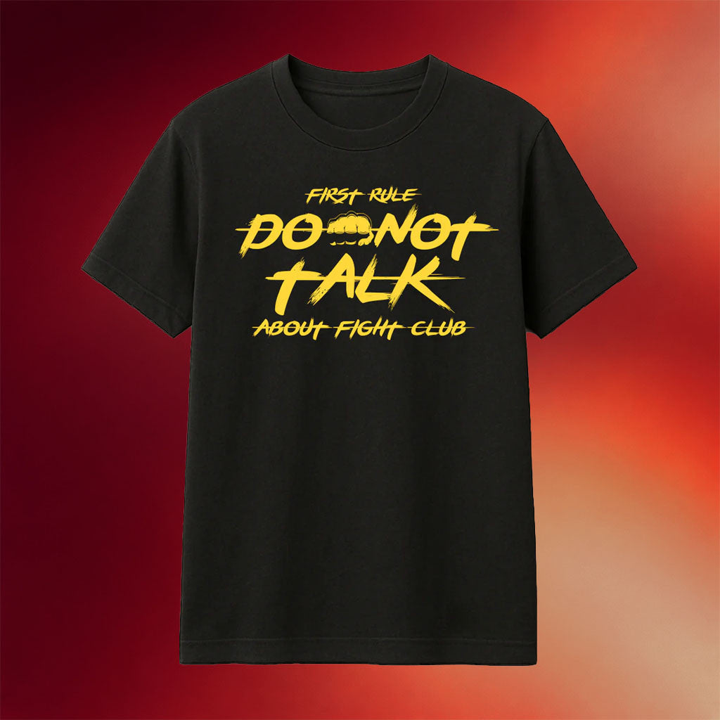 Bare Knuckle Merch 2026 First Rule Do Not Talk About Fight Club T-Shirt Birthday Gifts For Him