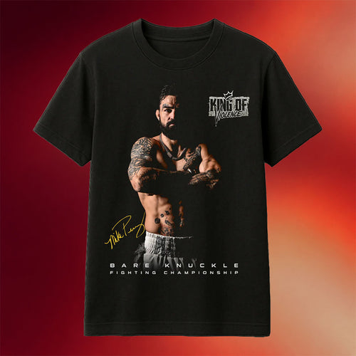 Bare Knuckle Merch 2026 Mike Perry King Of Violence T-Shirt Best Gifts For Boxing Fans
