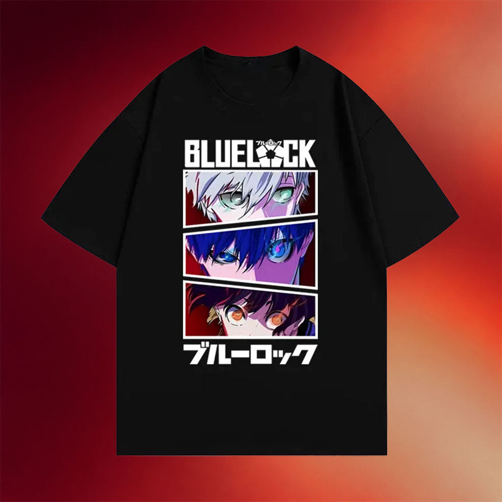 Blue Lock Merch 2026 Character Eyes Locked T-Shirt Blue Lock Shirt Best Gifts For Anime Fans