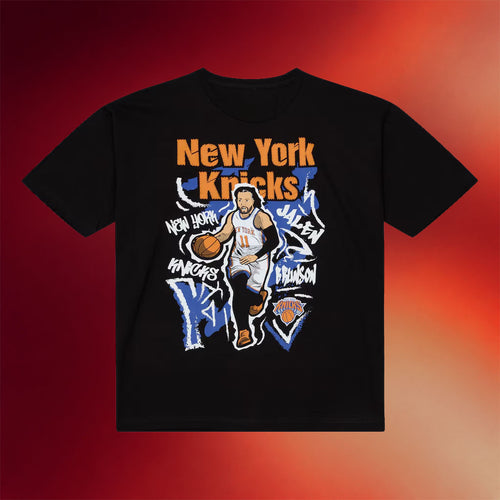 Mitchell And Ness NY Knicks Champions Merch 2026 Jalen Brunson New York Knicks Chalked Up Shirt