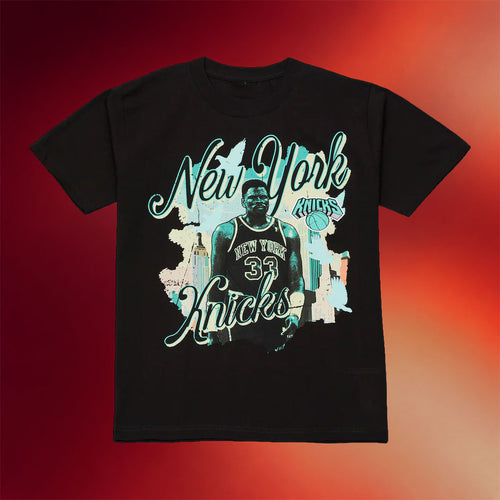 Mitchell And Ness NY Knicks Champions Merch 2026 Patrick Ewing Knicks In the City Player T-Shirt