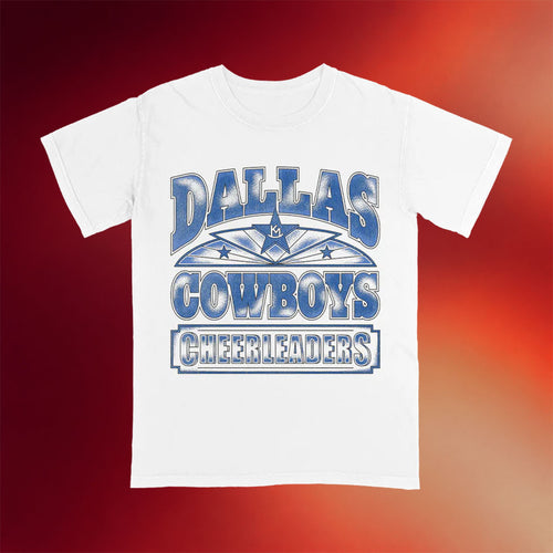 Kacey Musgraves X Dallas Cowboys Cheerleaders Merch 2026 DCC x KM Airbrush Vintage T-Shirt White
