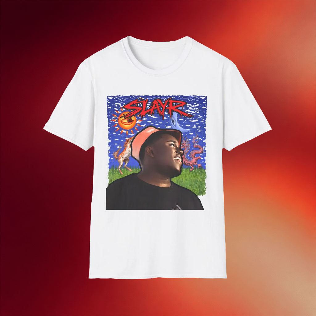 Slayr Merch 2026 Slayr Rapper T-Shirt Underground Rap Shirt Presents For Hip Hop Lovers
