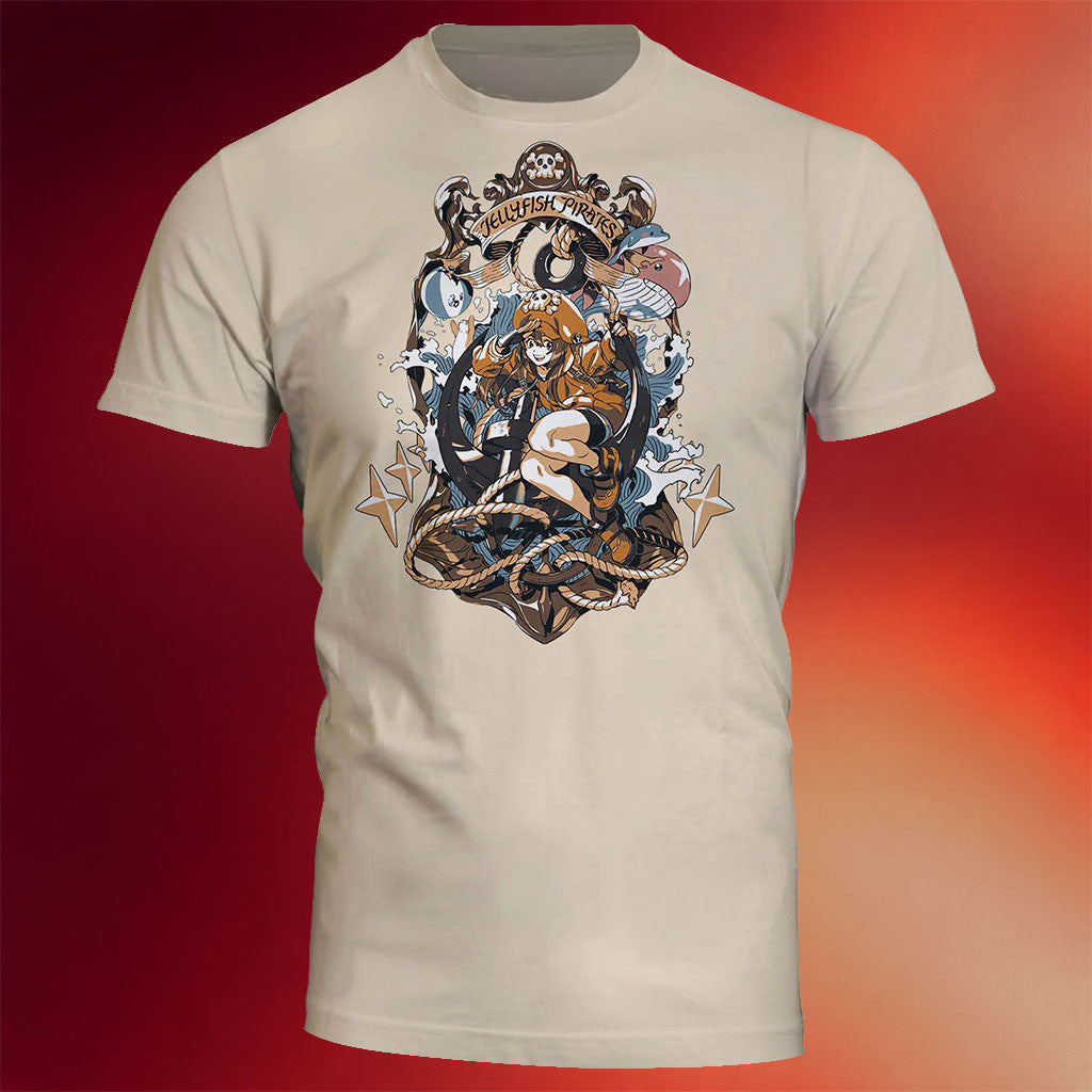 Guilty Gear Merch 2026 Jellyfish Pirates T-Shirt Best Birthday Gift For Friends