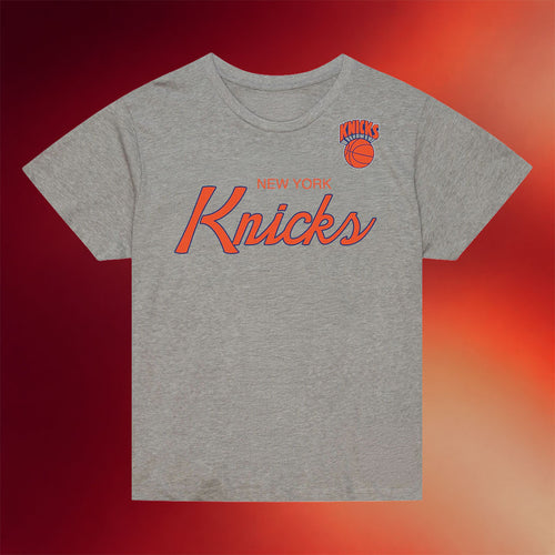 Mitchell And Ness NY Knicks Champions Merch 2026 New York Knicks Vintage Wordmark T-Shirt Gifts