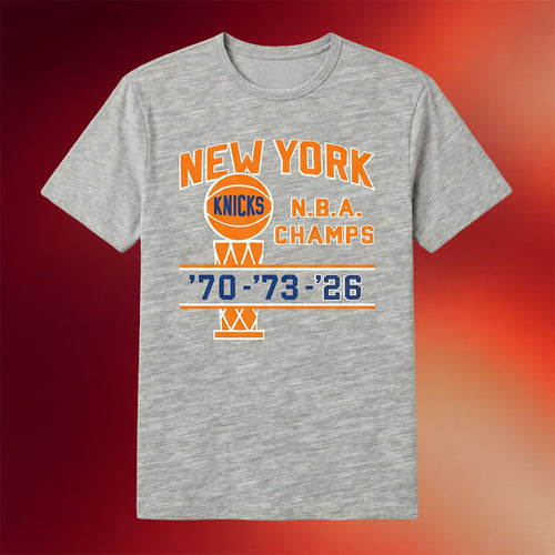 The Faherty X NY Knicks Merch 2026 New York Knicks Three Time Finals Champions T-Shirt Fan Gift