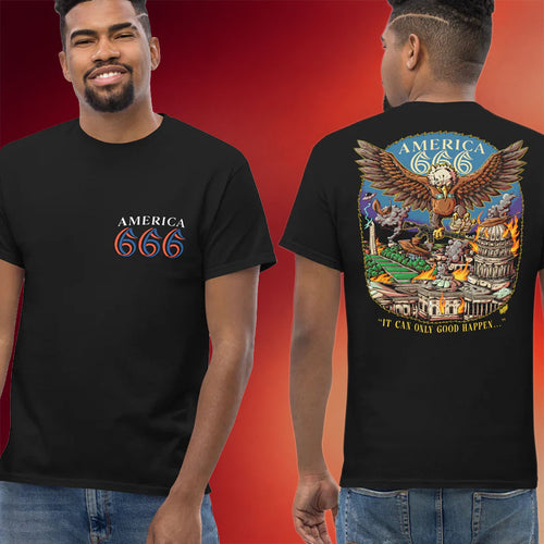 Internet Today Merch 2026 Freedom America 666 T-Shirt Unique Gift For Boyfriend