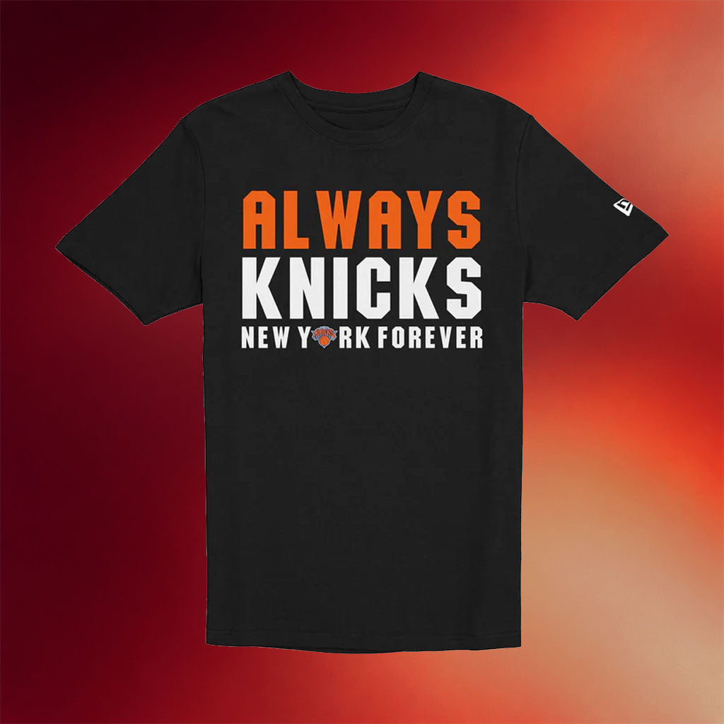 New York Knicks Merch 2026 Alway Knicks New York Forever T-Shirt Knicks Championship Shirt Black