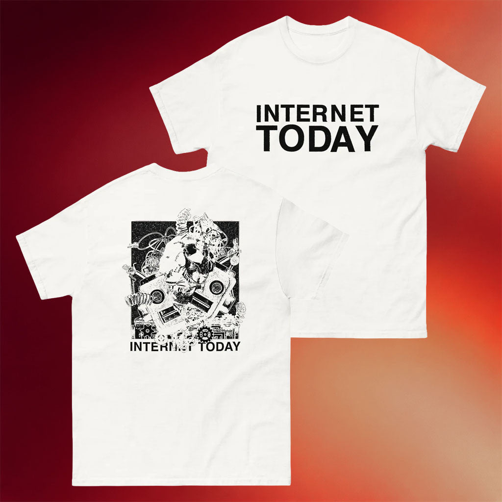 Internet Today Merch 2026 Deth2Robots White T-Shirt Internet Today Shirt Father's Day Gifts