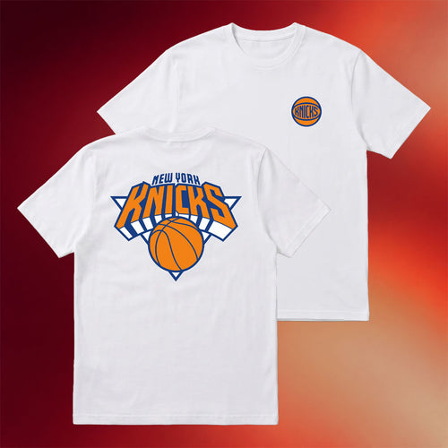 The Faherty X NY Knicks Merch 2026 New York Knicks T-Shirt Knicks Champions Merch White
