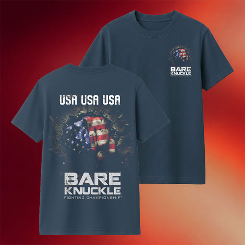 Bare Knuckle Merch 2026 BKFC USA USA T-Shirt Patriotic Shirts Gifts Ideas For Him