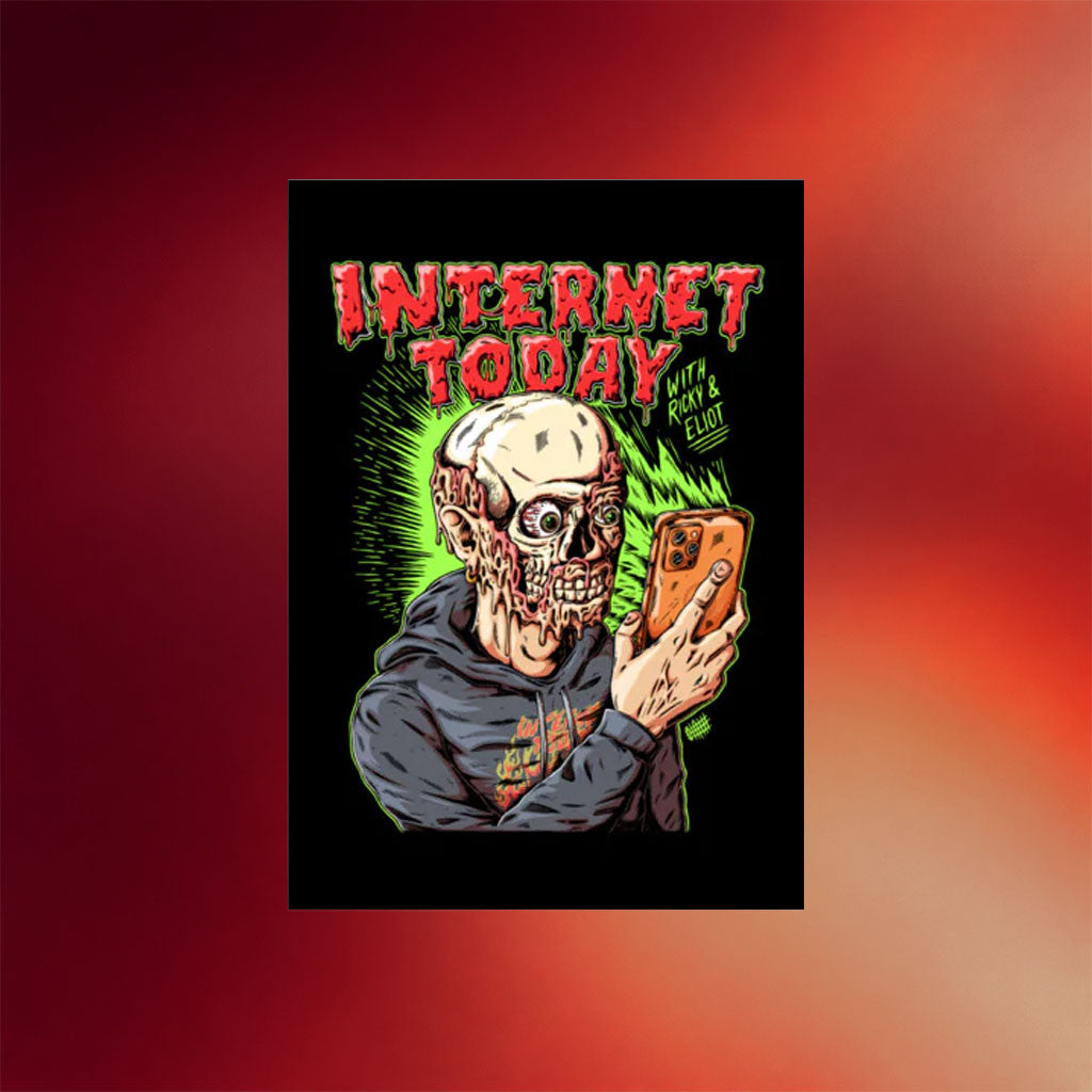 Internet Today Merch 2026 Face Melter Poster Wall Art Decor Great Father's Day Gifts