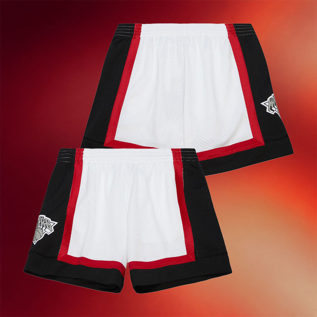 Mitchell And Ness NY Knicks Champions Merch 2026 White New York Knicks 1996 97 Swingman Shorts