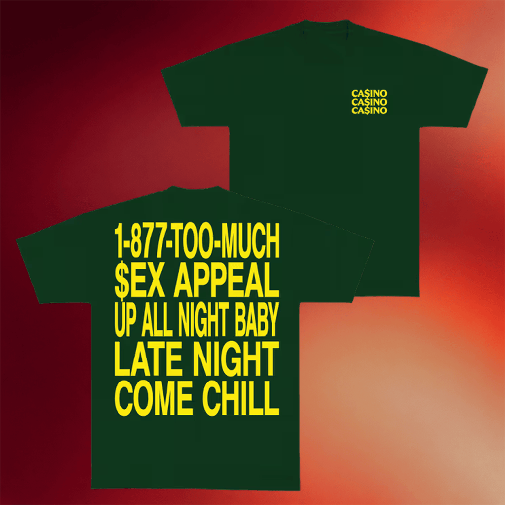 Booman Merch 2026 CaSIno Sex Appeal T-Shirt Baby Keem Merch Gifts For Fans
