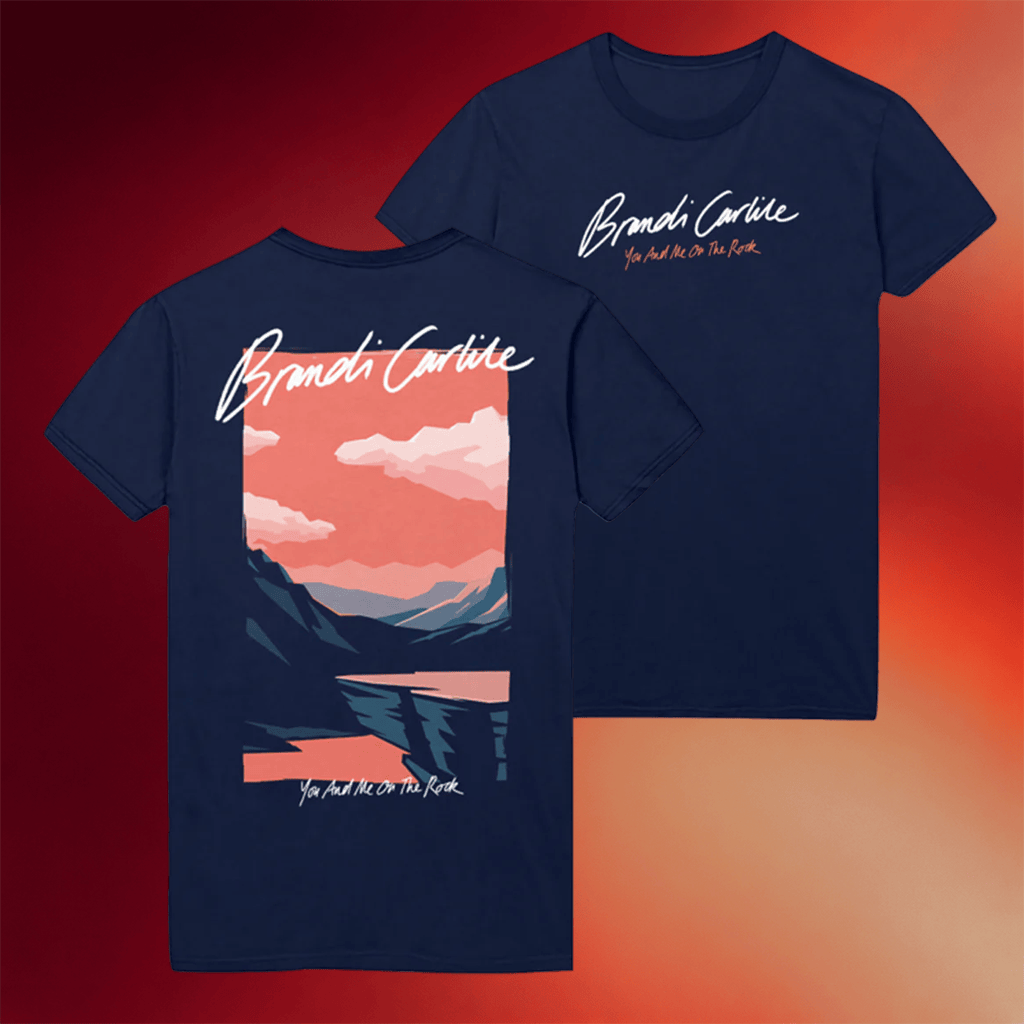 Brandi Carlile Merch You and Me On The Rock T-Shirt Gift Ideas For Music Lovers