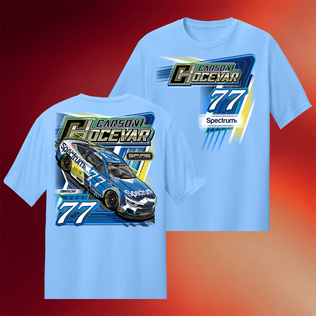 Carson Hocevar Merch 2026 Spectrum 77 T-Shirt Gifts For Motorsports Racing Fan