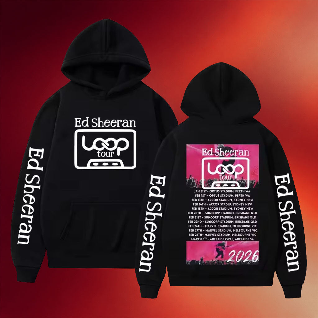 Ed Sheeran Loop Tour Merch 2026 Ed Sheeran Loop Tour Hoodie Gift For Music Lovers