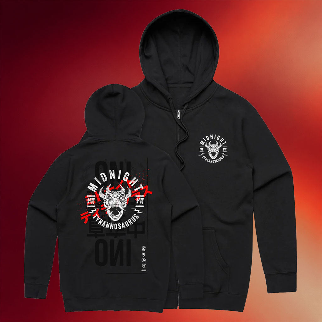 KT8 Merch 2026 Midnight Tyrannosaurus Onisaurus Zip Hoodie Midnight T Merch Present For Fans