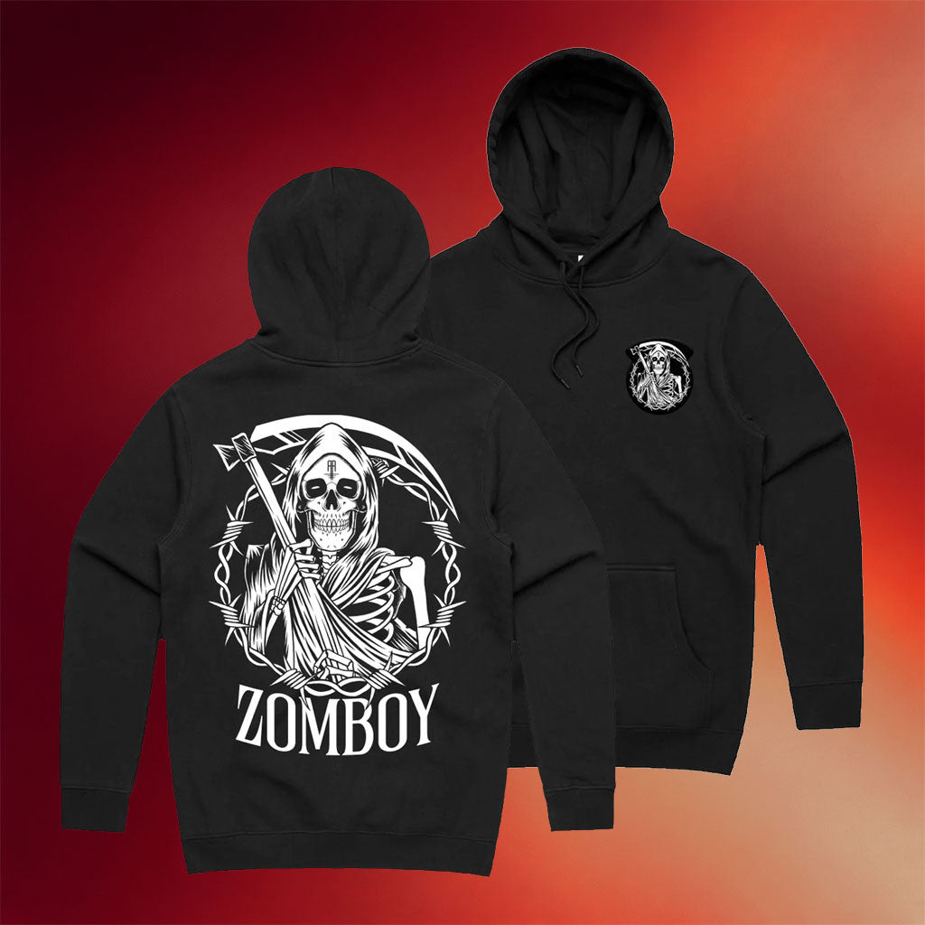 KT8 Merch 2026 Zomboy Rotten Reaper Hoodie Zomboy Merch Unique Gift For Boyfriend
