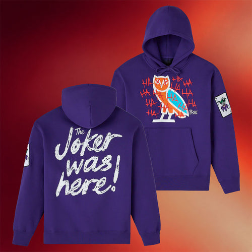 OVO Merch Batman X The Joker 2026 The Joker Defaced Hoodie Best Gifts For Son