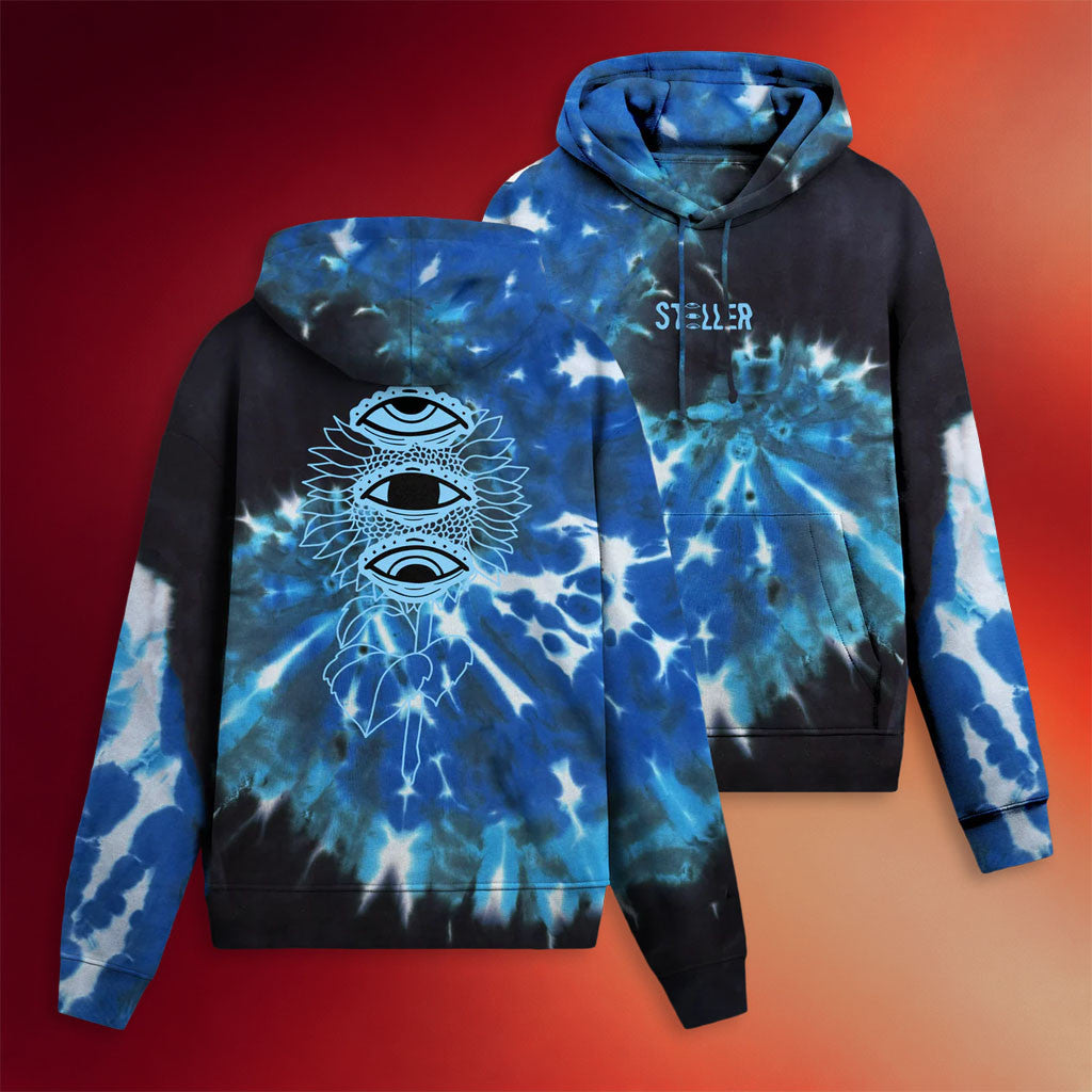 KT8 Merch 2026 Steller Sunflower Swirl Tie Dye Hoodie Steller Merch Cool Gifts For Dad