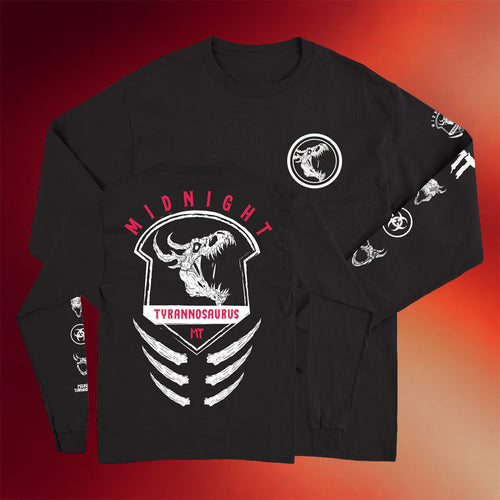 KT8 Merch 2026 Midnight Tyrannosaurus Zombie Rex Long Sleeve Shirt Midnight Tyrannosaurus Merch