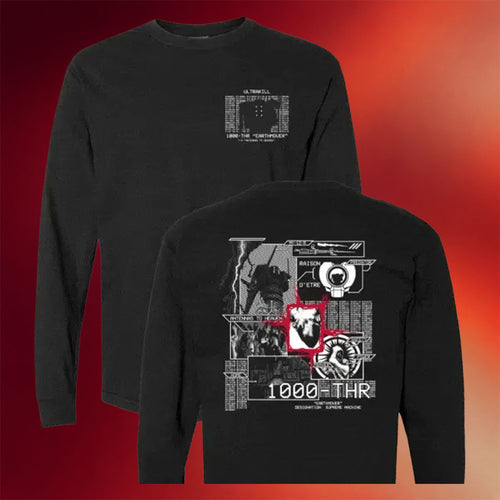 Ultrakill Merch 2026 Ultrakill Earthmover Long Sleeve Shirt Special Gift For Brothers