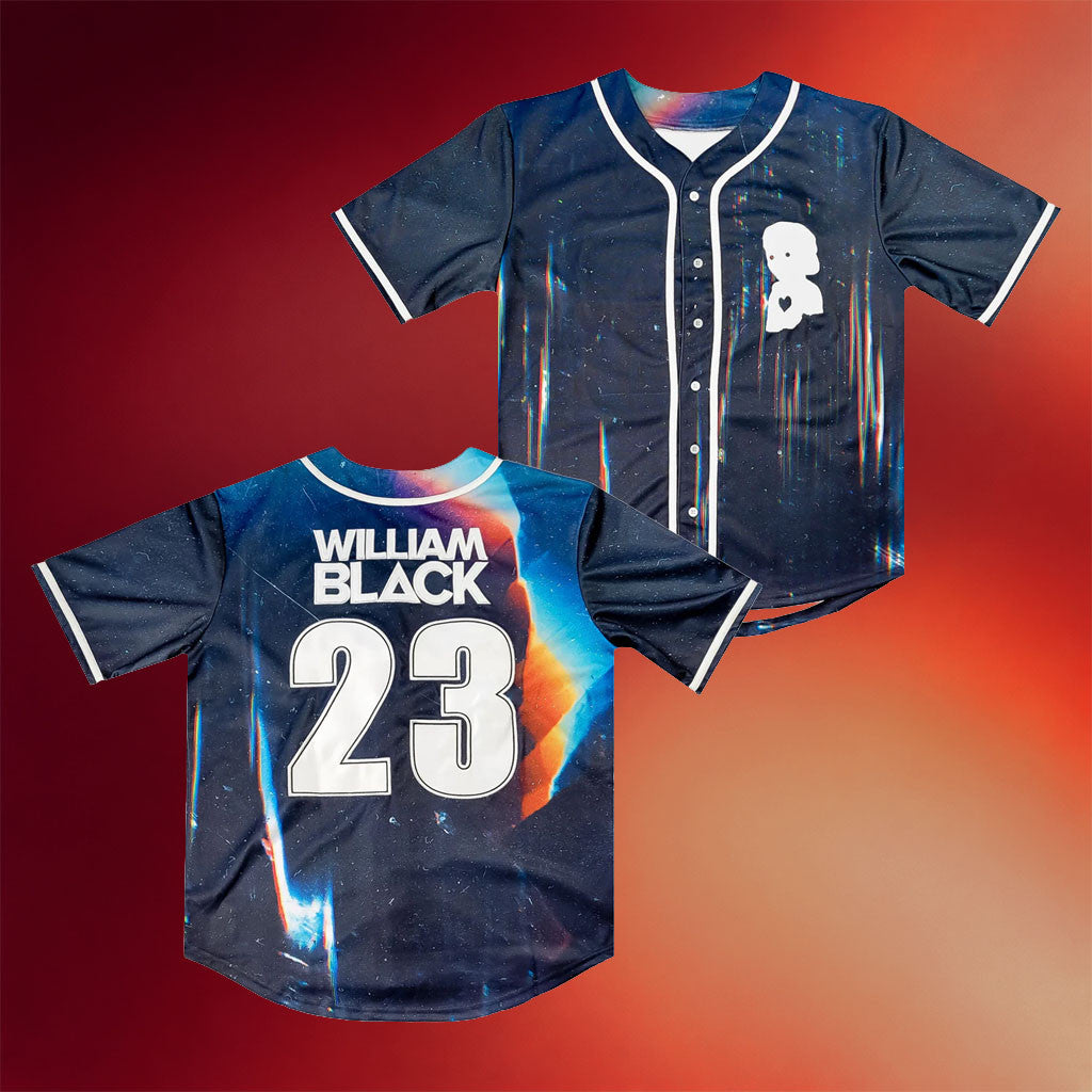 KT8 Merch William Black Marble 2023 Baseball Jersey William Black Merch Gift For Him