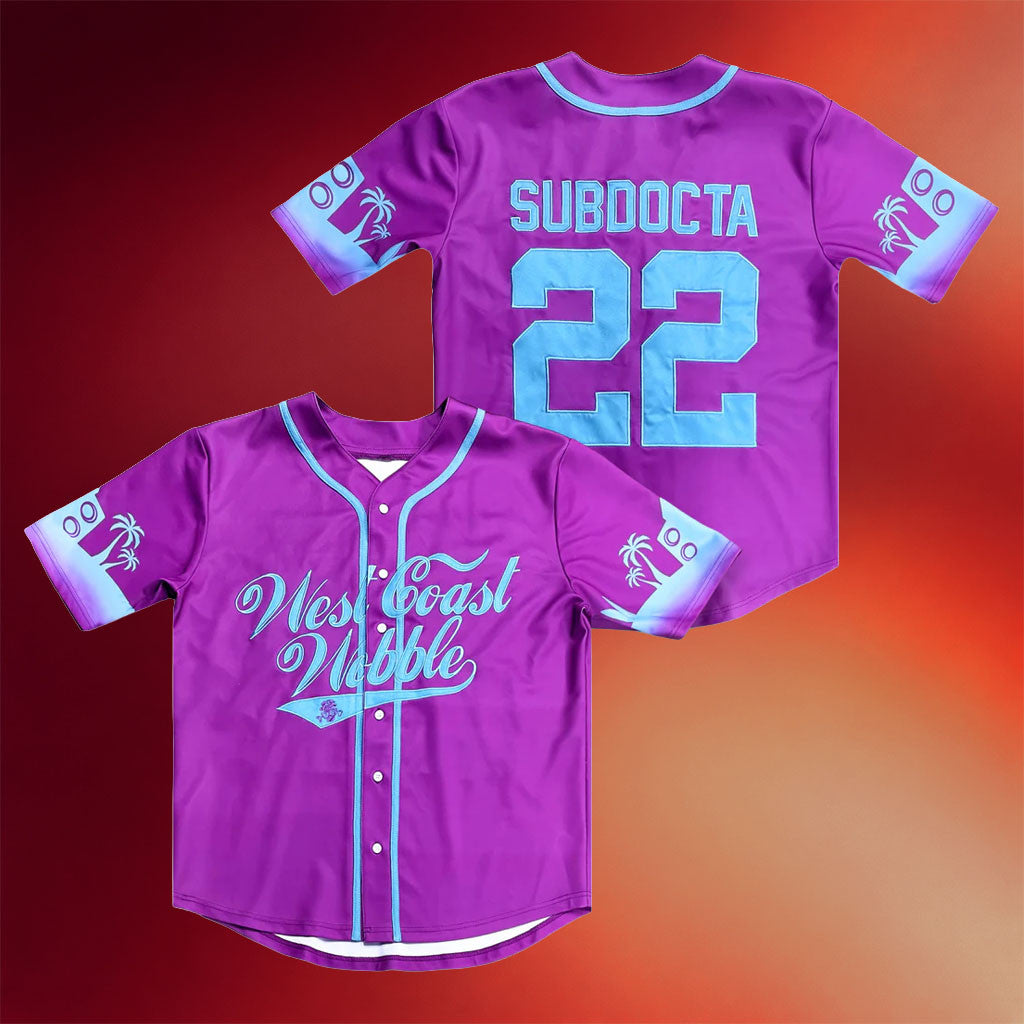 KT8 Merch 2026 SubDocta WCW Baseball Jersey SubDocta Merch Gifts Ideas For Music Fans