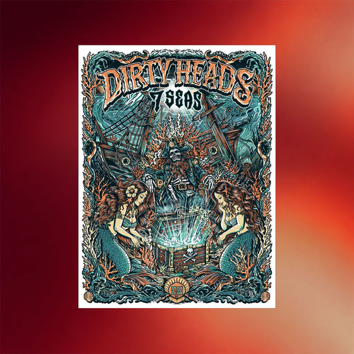 Dirty Heads Merch 2026 7 Seas Posters Wall Decor Ideas Gifts For Music Lovers