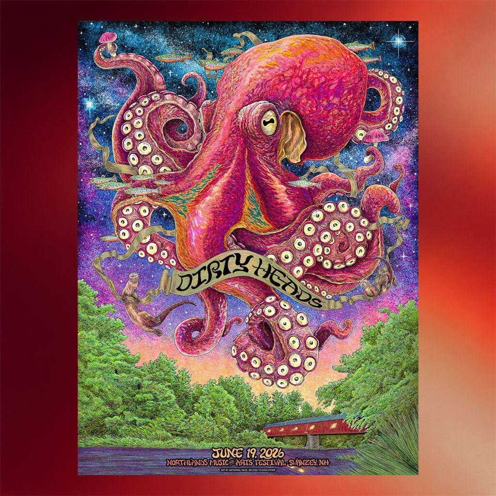 Dirty Heads Merch 2026 Swanzey NH 6 19 26 Poster By Nathaniel Deas Poster Home Decor