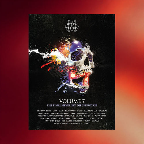 KT8 Merch 2026 Never Say Die Vol 7 Poster Wall Art Decor Never Say Die Records Merch