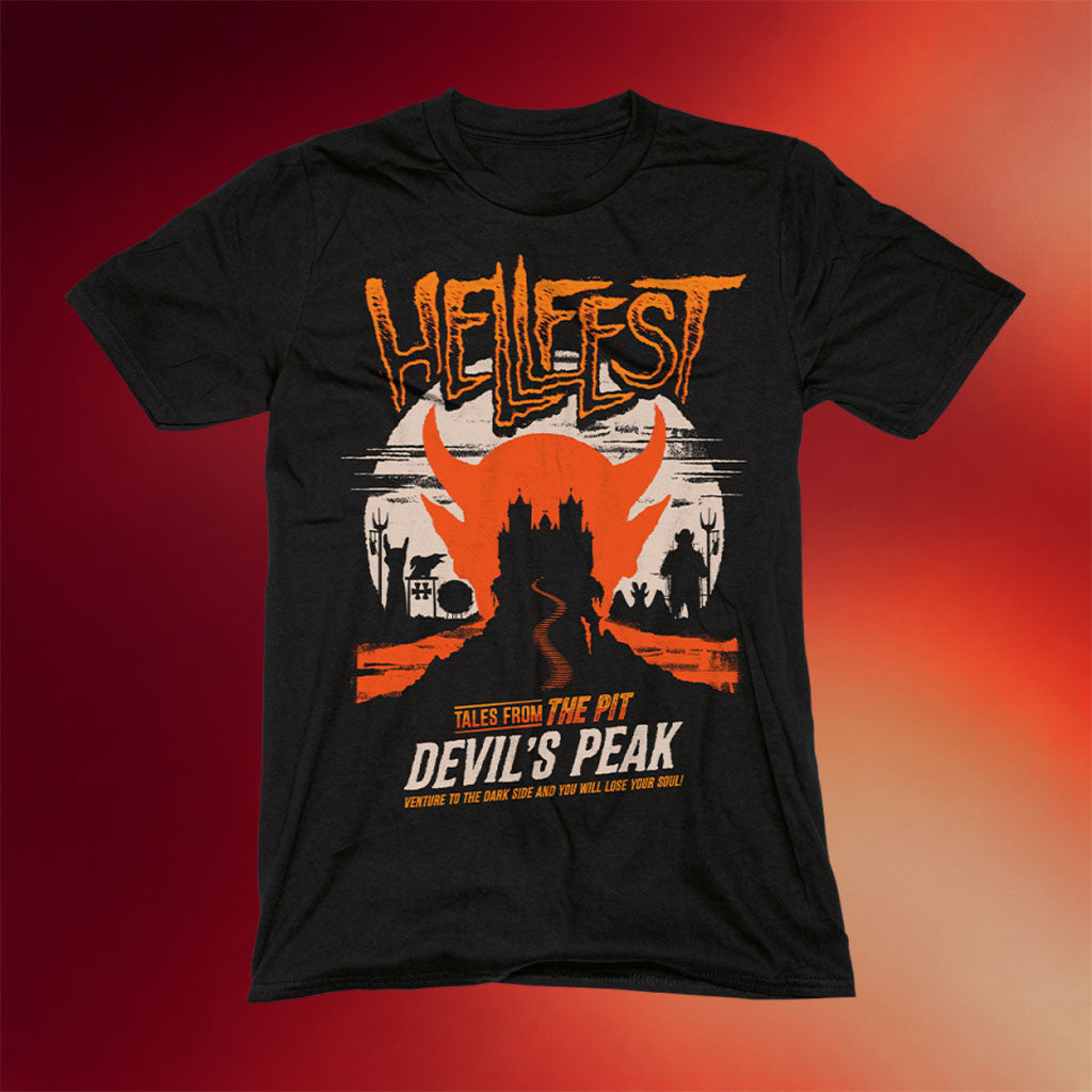 Hellfest Merch 2026 Collector II T-Shirt Tales From The Pit Devil's Peak Shirt Brother Gifts