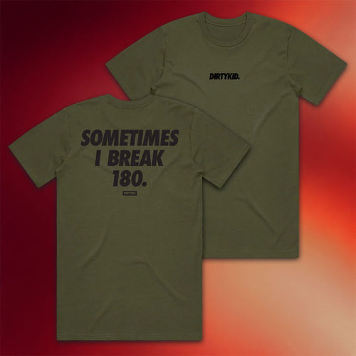 Dirty Kid Merch 2026 Break 180 T-Shirt Birthday Presents For Brothers