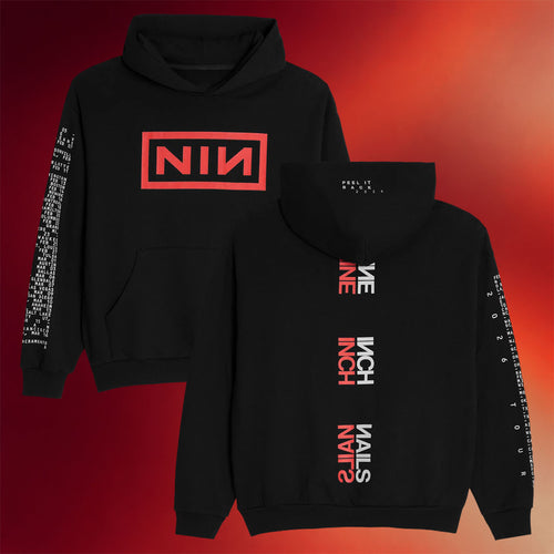 NIN Merch 2026 Tour Hoodie Nine Inch Nails Peel It Back Tour Merch Gift For Music Lovers