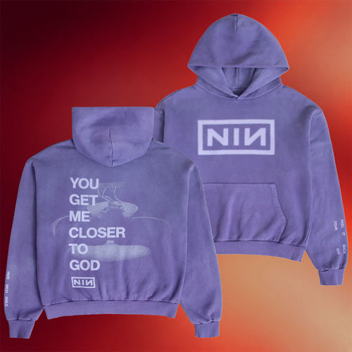 NIN Merch 2026 You Get Me Closer To God Hoodie Nine Inch Nails Hoodie Rock Fan Gifts