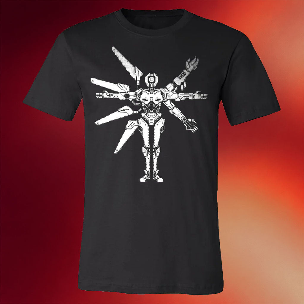 Ultrakill Merch 2026 Ultrakill V1 Schematic T-Shirt Good Gifts For Son