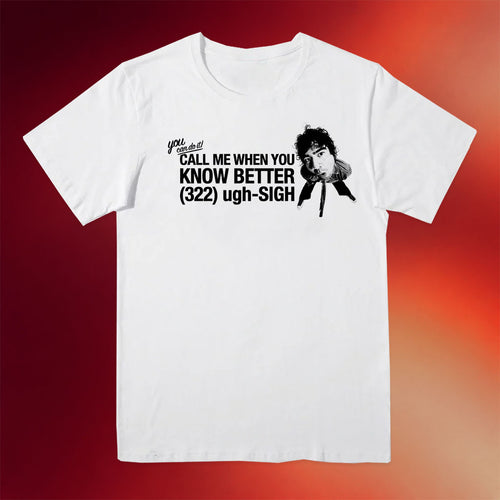 Calum Hood Merch 2026 Call Me When You Know Better T-Shirt White Gift For Music Lovers