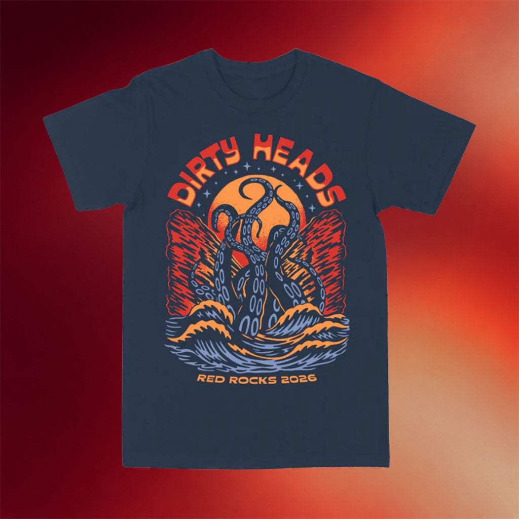 Dirty Heads Merch Red Rocks 2026 Event T-Shirt Music Lover Gift Ideas For Him