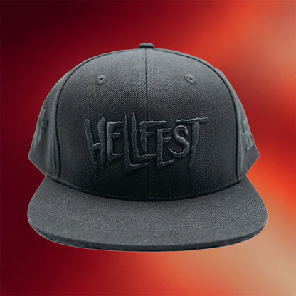 Hellfest Merch 2026 Hellfest Snapback Hat Embroidered Presents For Music Lovers