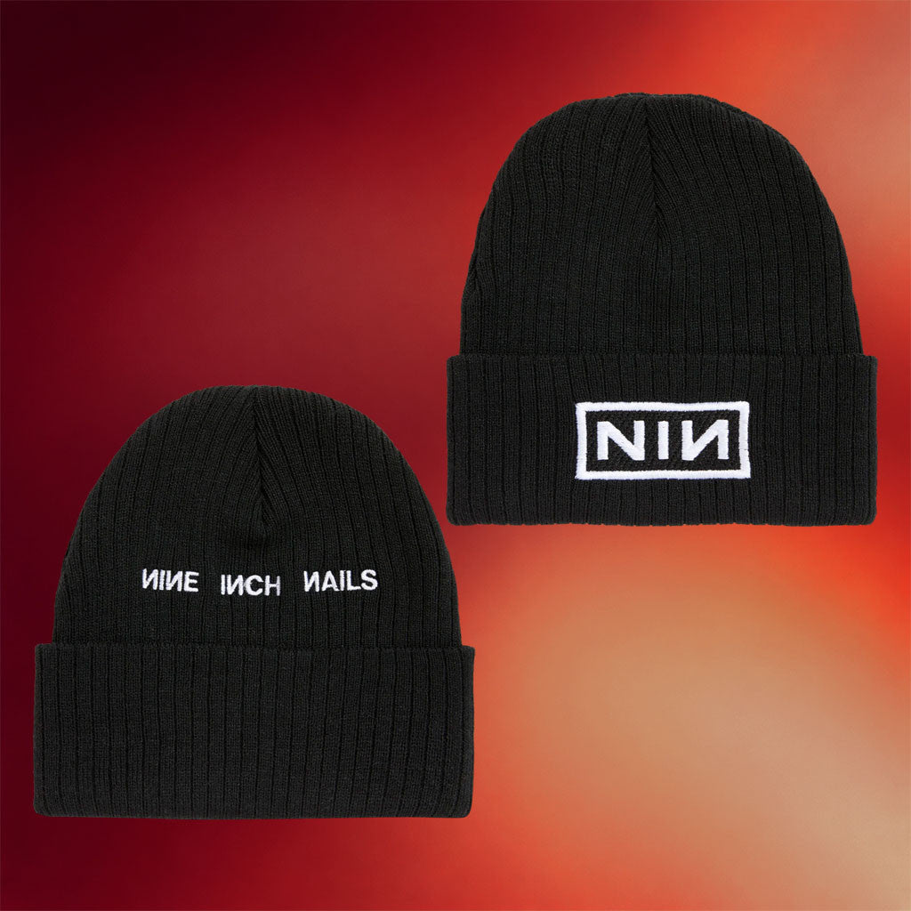 NIN Merch 2026 Nine Inch Nails Beanie Black Best Gift For Rock Band Fans