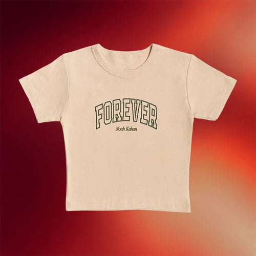 Noah Kahan Merch 2026 Forever Cropped T-Shirt Music Lover Gifts For Her