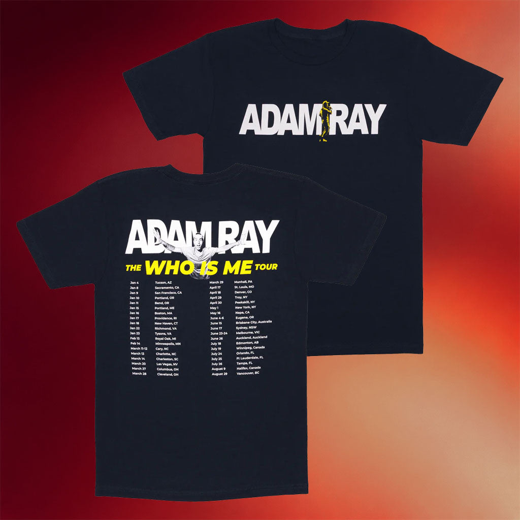 Adam Ray Merch 2026 Logo Tour T-Shirt Adam Ray The Who Is Me Tour Shirt Gifts For Dad