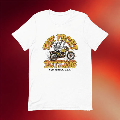 The Front Bottoms New Jersey USA Motorcycle Skeletons T-Shirt Good Gifts For Dad